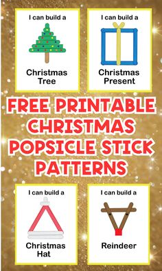 the christmas tree and other symbols are shown in this graphic guide for children to learn how to