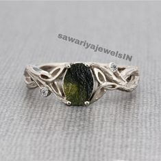 Moldavite ring 925 sterling silver jewelry, Moldavite Ring, 925 sterling silver, jewellery* Natural moldavite Ring, Authentic Raw Moldavite, Handmade Ring, Christmas , Moldavite Ring, Unique Moldavite Ring, meteorite ring, Stunning Moldavite Ring, Ring, Czech Moldavite, Brass Moldavite Ring, Loose gemstone Rings, Moldavite, Elegant Moldavite Handmade item Dispatches from a small business in India Materials: Gold, Rose gold, Silver, Stone Gemstone: Moldavite Raw stone Gem colour: Green Band colour: Silver Style: Minimalist Recycled Material - Moldavite Gemstone and 925 Silver Size - Customization Available Use - Gift for Loved Once, Anniversary Gift  Care - Don't get it Wet, Clean with Soft Cloth Moldavite Ring, Meteorite Ring, Ring Unique, Raw Stone, Ring Ring, 925 Sterling Silver Jewelry, Rings Statement, Unique Rings, Handmade Ring