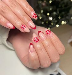 Blooming Gel, Nude Nails, Almond Nails, Winter Nails, Red Nails, Simple Nails, Gel Nails, Nail Designs, Nail Polish