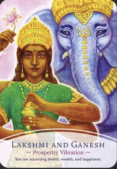 the card features an image of a woman and an elephant