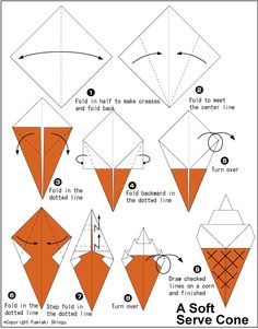 how to make an origami bird with pictures on the screen and instructions for it