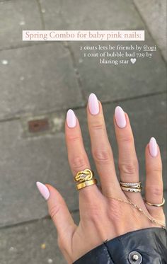 Engagement Nails, Baby Pink Nails, Sassy Nails, Subtle Nails, Summery Nails, French Tip Acrylic Nails, Nail Jewelry, Girls Nails