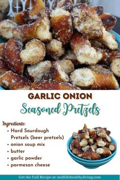 the recipe for garlic onion seasoned puffs