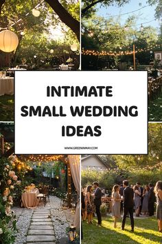 the ultimate guide to intimate small wedding ideas