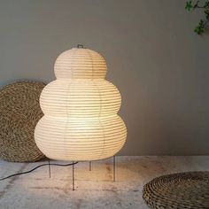 Hikaru Gourd Floor Lamp - Modefinity Bubble Lamp, Japanese Rice, Bubble Lamps, Pendant Lights & Chandeliers, Diffused Light, Rice Paper, Organic Shapes, Gourds, Home Decor Furniture