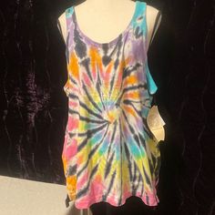 Pop Surf Garment Dye Women’s Summer Tank Tops Multicolor Size Xl #941 New With Tags Please Look At The Pictures The Pictures Are Not Professional Pictures Please See Listed Pictures For Full Details. Sold As Is. Comes As Is With What You See Pictures. What You See In The Picture Is What You Will Get. Reasonable Offers Are Always Welcome! Bundle And Save On Shipping. All Items Will Be Shipped Out Within 1 Business Day After Payment Is Cleared Between Monday To Friday. We Do Not Ship During Weeken Casual Purple Cotton Tank Top, Casual Rainbow Sleeveless Top, Casual Multicolor Tank Top, Multicolor Casual Tank Top For Loungewear, Casual Multicolor Tank Top For Loungewear, Multicolor Sleeveless Tank Top For Loungewear, Multicolor Tank Top For Summer Loungewear, Multicolor Cotton Tank Top For Beach, Casual Multicolor Crew Neck Tank Top