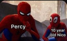 #pjo #percyjacksonandtheolympians #percy #nicodiangelo Percy And Nico, Percy Jackson Fan Art, Percy Jackson Memes