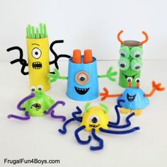 these toys are made to look like cartoon characters