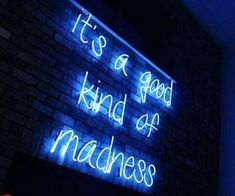 Colour Aesthetic, Aesthetic Themes, Neon Sign, Neon, Blue, Black