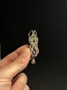 Artist Wiyah Lee West from "Unknown" IG "Unknown" features star sapphire and amethyst set in Hybrid sterling silver wire and fabrication work. Fabrication Work, Amethyst Set, Star Sapphire, Wire Wrap, Silver Wire, Sterling Silber, Wire Wrapping, Pendant Necklaces, Jewelry Necklace Pendant