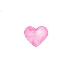 a watercolor painting of a pink heart on a white background with space for text