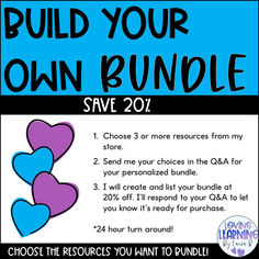 the build your own bundle is shown in blue and purple