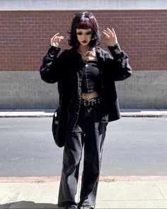 Goth Outfit Inspo, Black Clothing, Tokyo Fashion, Alt Fashion, Grunge Punk, Gothic Outfits