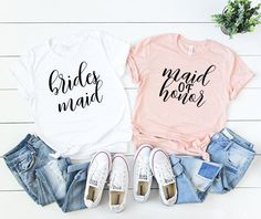 Bridesmaid #Shirt, Wedding Party #Shirt, Bridal Party #Shirt, Party Favors, Bride Shirt, Maid Of Honor, Mother of the Bride, Bachelorette Party #weddingdayshirts #wedding #gifts #bridalshower #etsy #weddingpartyshirts #bridesmaid #bridalpartyshirts #birthdaypartyshirts #birthdayshirts #etsyclothes #bridal #bride #birthdayparty #etsyshirts #birthday Bridesmaid Shirts Bachelorette, Fiesta Shirt