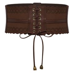 PRICES MAY VARY. CLASSIC DESIGN: Our elastic waist belt with 3 press-buttons in the back, easy on and off. Corset lacing style and hollow-carved design in the front. Shapes your waist well. OCCASIONS: Fancy lace up corset belt for costumes, a go to pick for any occasions, great for Steampunk Costume, Renaissance, Halloween Party, Masquerade, Gothic, Rock, Themed Party, outdoor, nightclubs and everyday wear. MATCHES: Perfect belt accessory to shape your waist for your blouses, long dress, T-shirt Shape Your Waist, Goth Costume, Corset Lacing, Presents For Wife, Steampunk Cosplay, Vintage Corset, Corset Belt, Steampunk Costume, Branded Belts