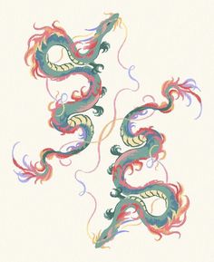 Abstract Tattoo Ideas, Flash Designs, Posca Art, Tatuaje A Color, Dragon Illustration, Next Tattoo, Celebrity Tattoos, Arte Inspo, Cute Dragons