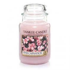 yankee candle pink carnation large jar