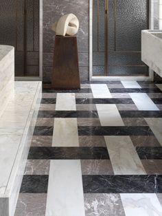 marble flooring design
 outdoor Black And White Striped Floor, Diagonal Flooring Pattern, Floor Tile Patterns Layout, Bedroom Floor Tiles, Marble Floor Pattern, Inlay Flooring, Marble Flooring Design, White Marble Floor