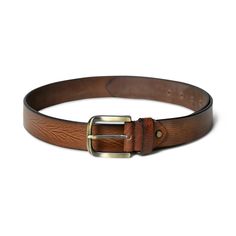 Indulge in timeless elegance with our Full Grain Leather Belt, expertly handcrafted for the discerning individual. Each belt is meticulously constructed from premium full-grain leather, ensuring superior quality and unmatched style for every occasion. Salient Features Material: Buffalo Leather Color: Brown with orange and black accents Intricately handcrafted by leather craftsmen to ensure utmost finishing. Adjustable buckle closure Timeless Brown Belt Buckles For Business, Formal Bridle Leather Belt With Smooth Grain, Formal Bridle Leather Belt, Luxury Belts With Leather Lining, Formal Brown Belts, Formal Brown Belt With Smooth Grain, Masculine Leather Belt Buckles For Formal Occasions, Masculine Belt Buckles For Business, Brown Leather Belt For Semi-formal Occasions