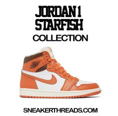 Sneaker shirts to match your Jordan Retro 1 OG starfish | sneaker outfits. Sneaker Threads Money Mike Sneaker Tees Made of 100% pre-shrunk cotton. Fits true to size. *You may refer to size chart for correct measurements.* SHOP ALL STARFISH 1 TEES - CLICK HERE Jordan 1 Starfish, Money Mike, Ems Shirts, Sneaker Outfits, Orange Sneakers, Bear Jacket, Jordan Retro 1, Must Buy, Sneaker Tee