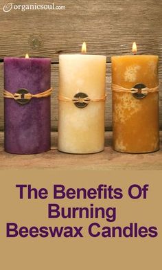 the benefits of burning beeswax candles