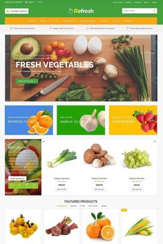 the fresh vegetables store is open and ready to be used for purchase on e - mail