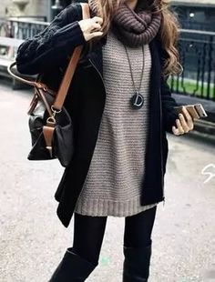 20+ Surprisingly Simple And Chic Black Leather Leggings Outfit For Fall – Being Ecomomical Timberland Fashion, Urban Planet, Outfit Chic, Outfit Trends, Sweater Dresses, Olivia Palermo, Fall Winter Style, Fall Winter Fashion