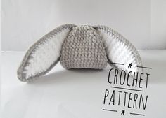 a crochet pattern for a rabbit hat