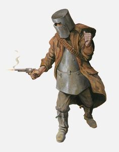 Aussie Bushranger Ned kelly wears a trench cloth incited by Sir Arthur Conan Doyle, a Lobbyist and an Author. Puzzle Illustration, Ned Kelly, The Lone Ranger, Poster Illustration, Suit Of Armor, Home Made, Photographic Prints, Photo Gifts, Photo Printing