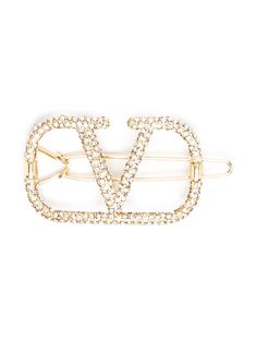 dourado VLogo exclusivo aplicação de cristais Swarovski fechamento por encaixe Crystal Hair Clip, Designer Hair Accessories, Crystal Hair Clips, Wedding Hair Pins, Old Money Aesthetic, Head Accessories, Crystal Hair, Flower Jewellery