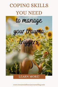 Trauma triggers can hit at any moment. You may not realize what places, people, smells, thoughts, or sounds your mind has connected to your past trauma resulting in alarming triggers. Read here to find a long list of coping skills you can use to better manage your trauma triggers. Ground Yourself, The Present Moment