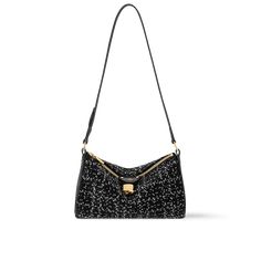 LOUIS VUITTON® - Pochette Tirette - Black Luxury Black Bags For Gala, Louis Vuitton Bag Black, Black Hand Bag, Pochette Louis Vuitton, Micro Bags, Black Louis Vuitton, Louis Vuitton Official Website, Luxury Bags Collection, Bag Louis Vuitton