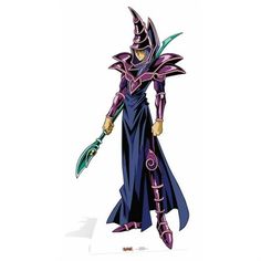 73 x 36 inches. Our cardboard cutout of Dark Magician Male - YuGiOh. All cardboard cutouts come folded and have an easel attached to the back to be self-standing. Items are printed and produced to order. Printing and processing takes up to 5 business plus shipping time. Size: 185 x 90 cm. Bunny Cardboard, Cardboard Standup, Dark Side Of Dimensions, Ragnarok Anime, Yami Yugi, Bd Art, Life Size Cutouts, Star Wars Han Solo, Yugioh Monsters