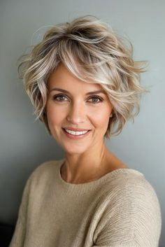 Discover modern volume secrets with 11 short haircuts perfect for women over 50. Bob With Long Bangs, Short Hair Over 50, Shorter Layered Haircuts, Best Short Haircuts For Women, Wispy Layers, Layered Pixie Cut, Short Hairstyles Over 50, Brunette Bob, Oval Face Haircuts