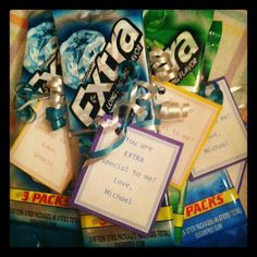 several different types of candy in a box