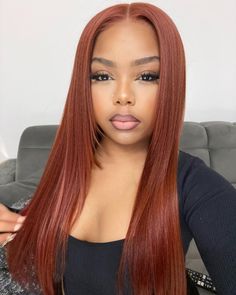 Slick Hairstyles, African Print, Cute Hairstyles, Wigs, Hair Styles, Hair, Red, Color