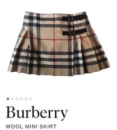 Burrbery Skirt, Constance Billard, Mini Skirt Outfit Aesthetic, Skirt Outfit Aesthetic, Archive Pieces, Mini Skirt Outfit, Burberry Skirt, Burberry Outfit