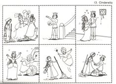 the storyboard shows different stages of being married to a man who is wearing a crown