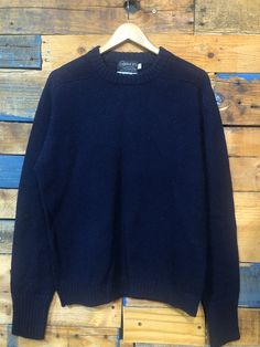 "Really good condition please look carefully to all pictures thank you  Pit 22.5\" Should 18\" Sleeve 27\" Length 25\"" Mens Pullover, Pullover Sweater Men, Mohair Sweater, Pullover Men, Blue Man, Crew Neck Sweater, Neck Sweater, Pullover Sweaters, Sweater Outfits