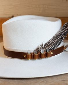 CRYSTAL BULLET CASE HAT BAND - Crossbow Cheap Western Hat Bands For Outdoor, Luxury Adjustable Beige Hat Bands, Cheap Brimmed Hat Bands For Rodeo, Leather Belt Hat Band, Cheap Classic Hat Bands, Luxury White Western Style Hat Bands, Cheap Classic Spring Hat Bands, Bullet Shell, Bullet Casing