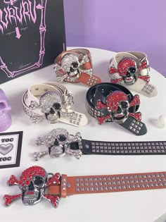 The price is for a belt only, others are not included. Garment Size Size Free Size Full Length 105 Width 3.3 Belt Chains, Skull Belt Buckle, Skeleton Head, Scene Emo, Emo Outfits, Cute Fit, 2000s Fashion