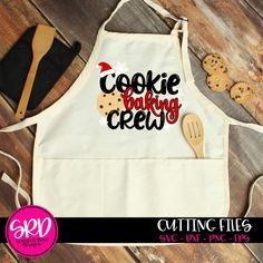 cookie baking crew svg cut file