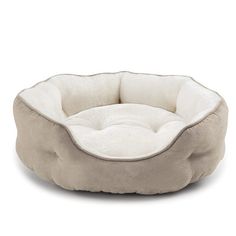 a dog bed that is made out of plush material