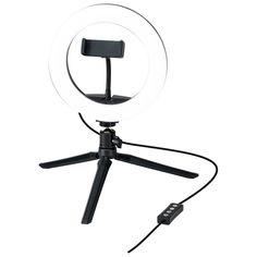 a tripod with a light on top of it