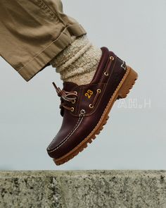 Leather Shoes Outfit Men Casual, Classic Men Shoes, Timberland 3 Eye Outfit, Leather Shoes Outfit, Cool Shoes For Men