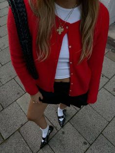 Red Outfit, 가을 패션, Girly Fashion