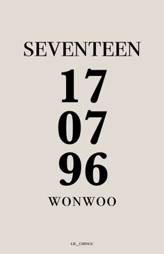 the cover of seventeen's 1971 album, featuring an image of numbers