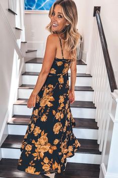 Floral Wrap Maxi Dress | Sophie & Trey Cute Trendy Dresses, Floral Wrap Maxi Dress, Wrap Maxi Dress, Online Clothing Boutiques, Printed Wrap Dresses, Floral Wraps, Dress Store, Halter Maxi Dresses, Crop Top Sweater