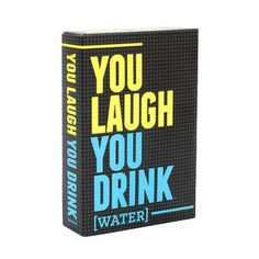 a card game box with the words you laugh, laugh and laugh on it's cover