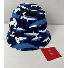 Nwt Hanna Andersson Sun Bucket Hat Blue Shark Print Boys Large 10-12. Condition Is New With Tags. Shipped With Usps Ground Advantage. Shark Hat, Shark Print, Blue Shark, Hanna Andersson, Kids Accessories, Bucket Hat, Accessories Hats, Color Blue, Sun